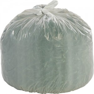Biodegradeble Trash Bag Heavy Duty Extra Large Outdoor, 55 gal, 36IN X 58IN X 0.85MIL